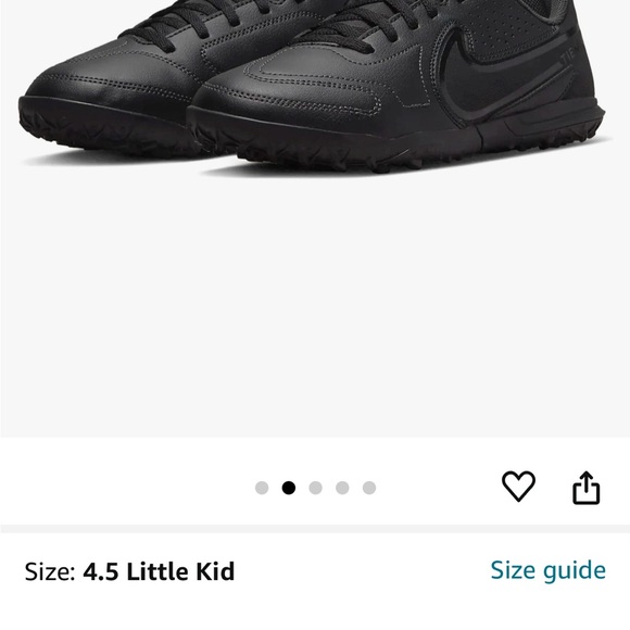 Nike Unisex-Child Jr. Tiempo Legend size 10 Club Tf Sneaker - Picture 8 of 8